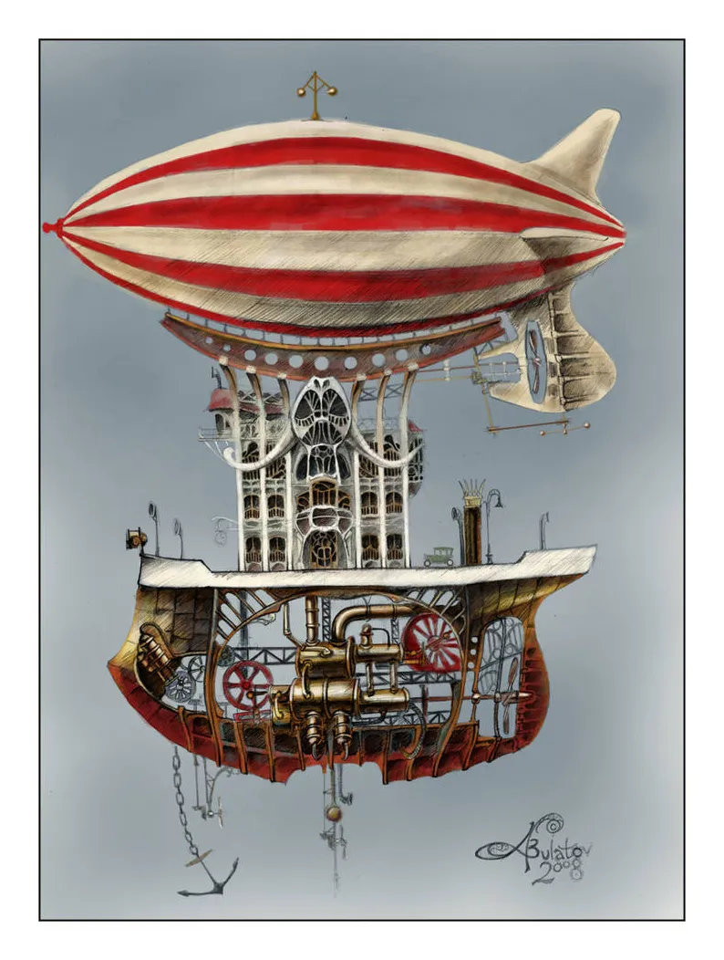 Dirigible color version by arhidrey on deviantart