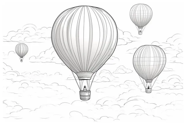 Page 2 dirigible drawing outline pictures freepik