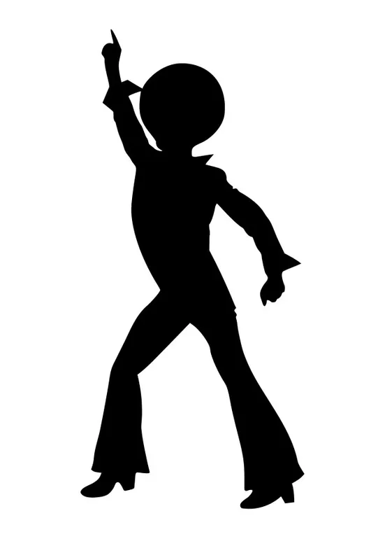 Coloring Page disco dancer - Free printables - Img 27111