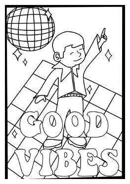 Disco Coloring Pages by Second Breakfast | TPT