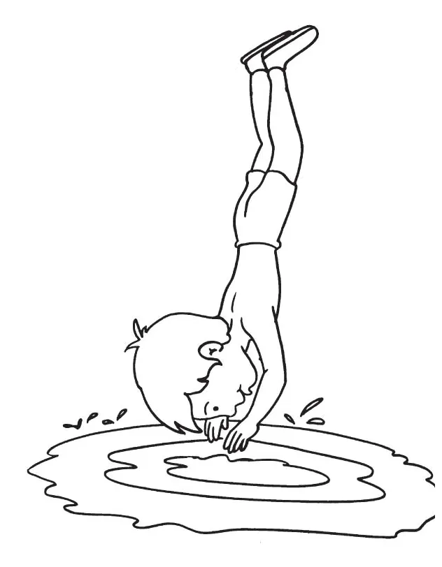 Diving board coloring pages coloring pages
