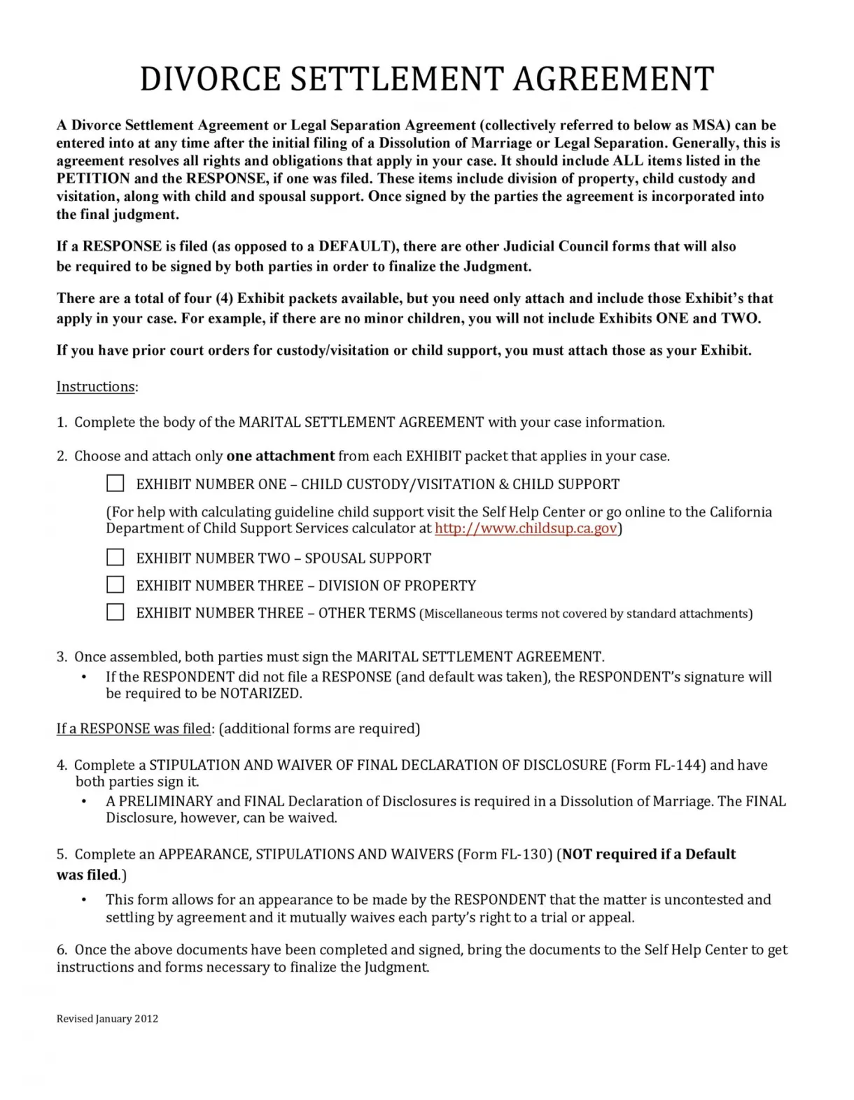 Printable 42 templates 100% free ᐅ divorce