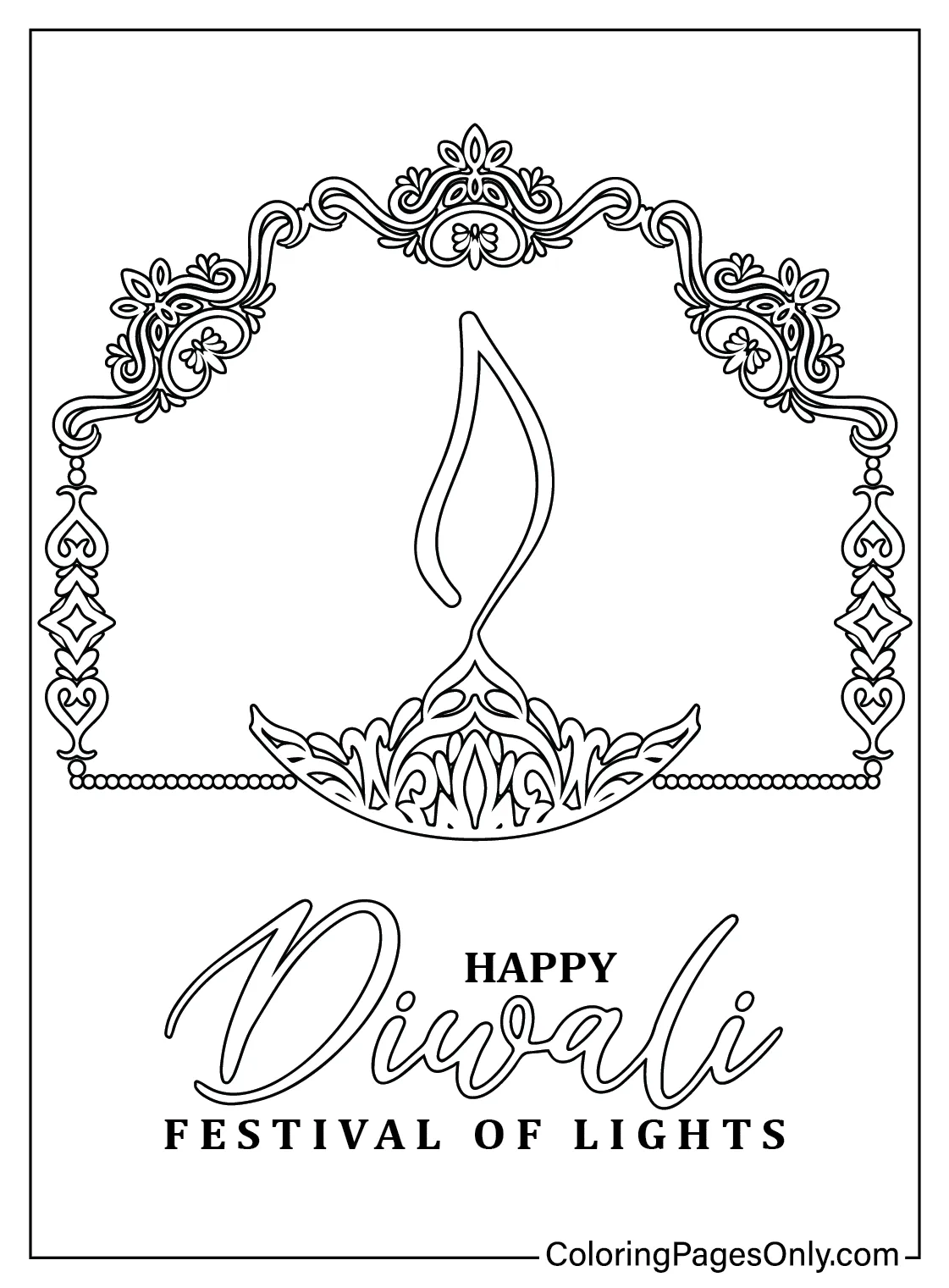 30+ diwali coloring pages free printable pdf & online coloring