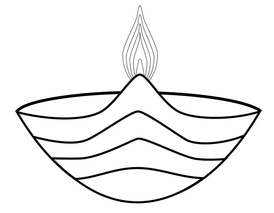 Diwali lamp coloring play free coloring game online