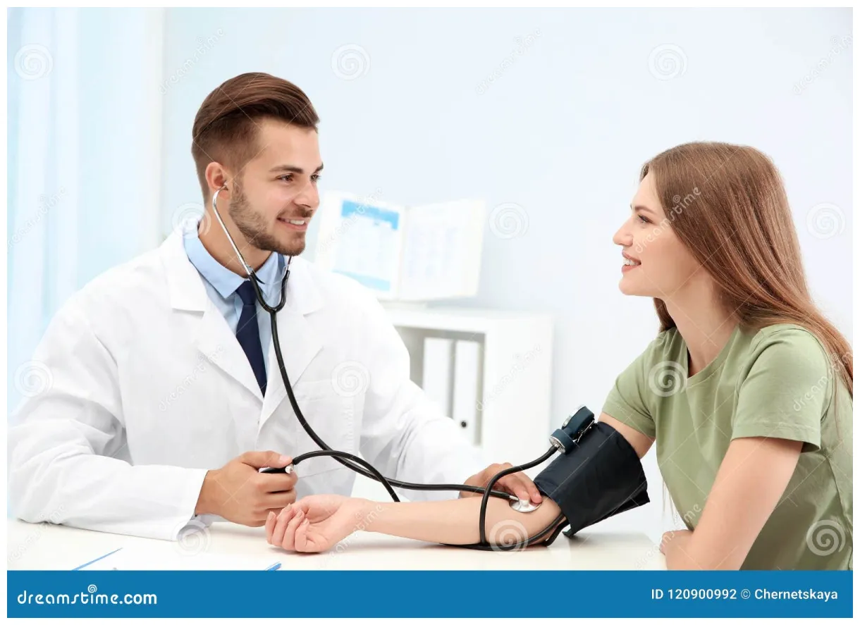 Doctor Checking Young Woman`s Pulse Stock Photo - Image of hypertension