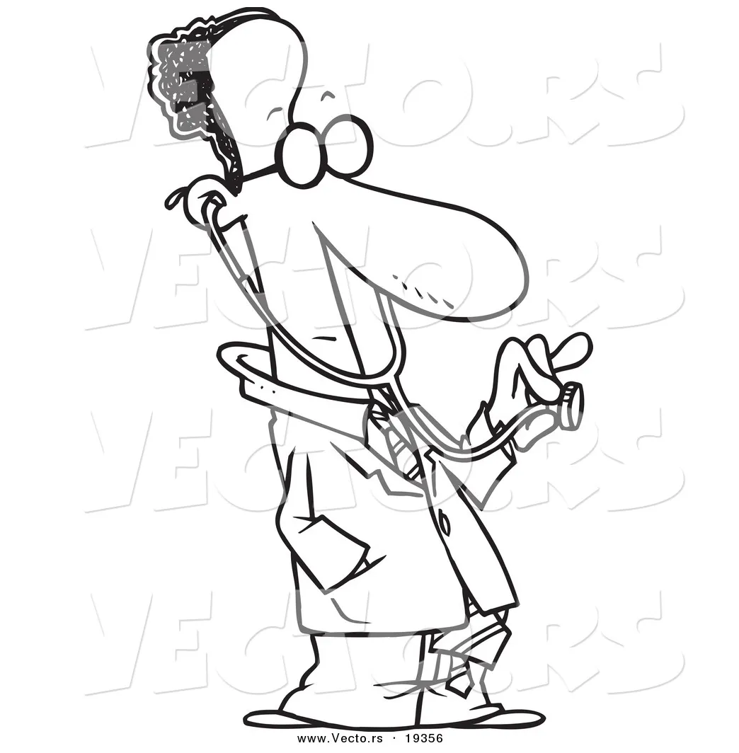 Stethoscope coloring page at getcolorings free printable