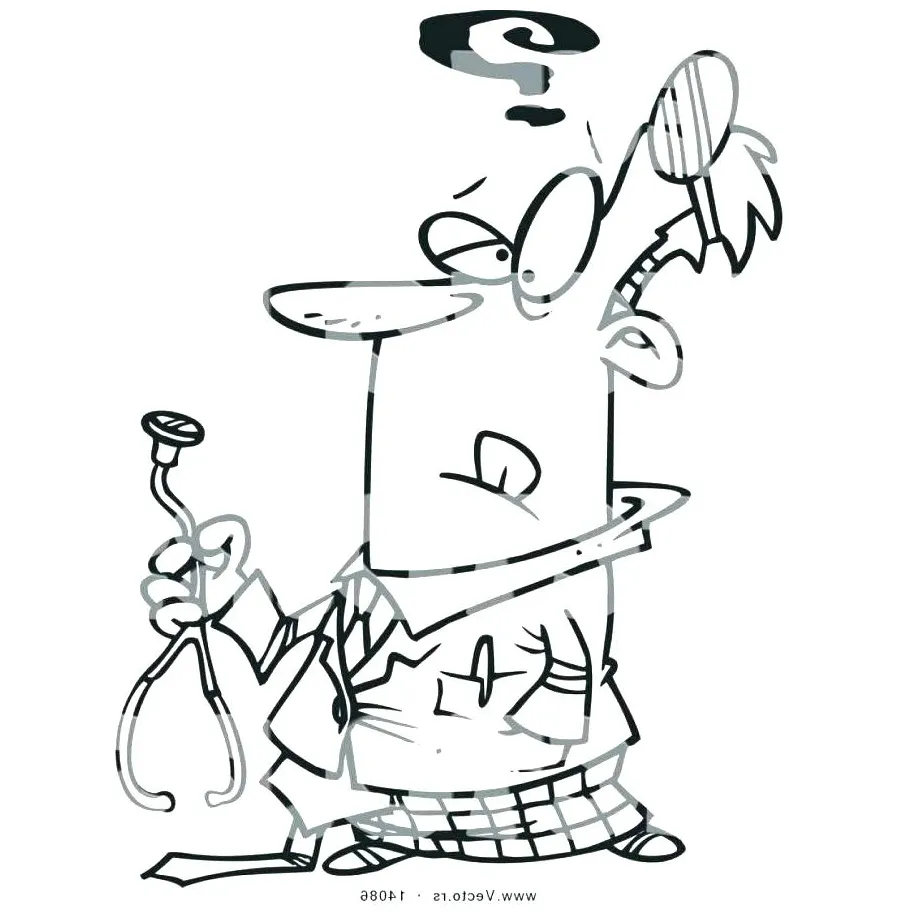 Stethoscope coloring page at getcolorings free printable