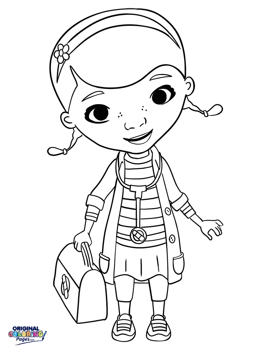 Stethoscope coloring page at getcolorings free printable