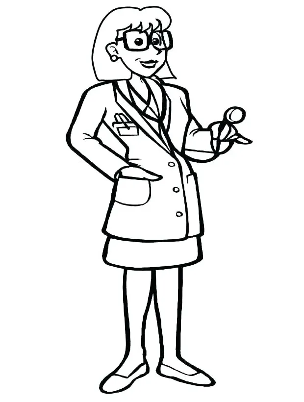 Stethoscope coloring page at getcolorings free printable