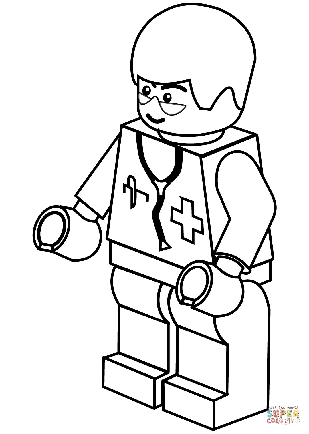 Stethoscope coloring page at getcolorings free printable