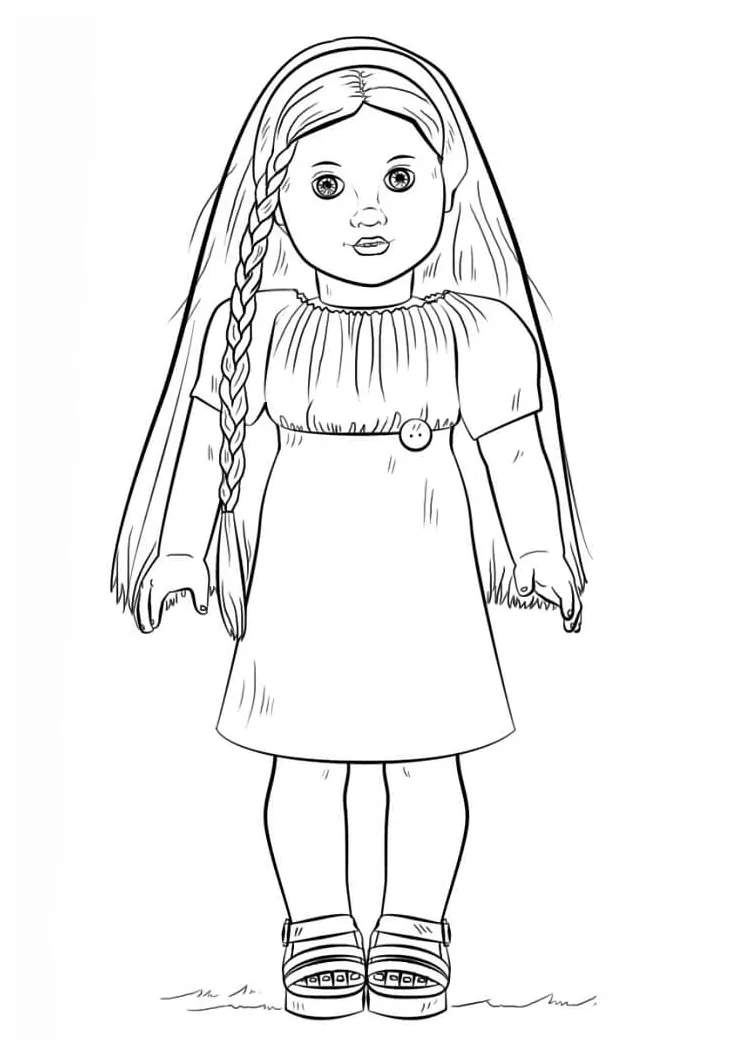 American girl doll julie coloring page free printable coloring pages
