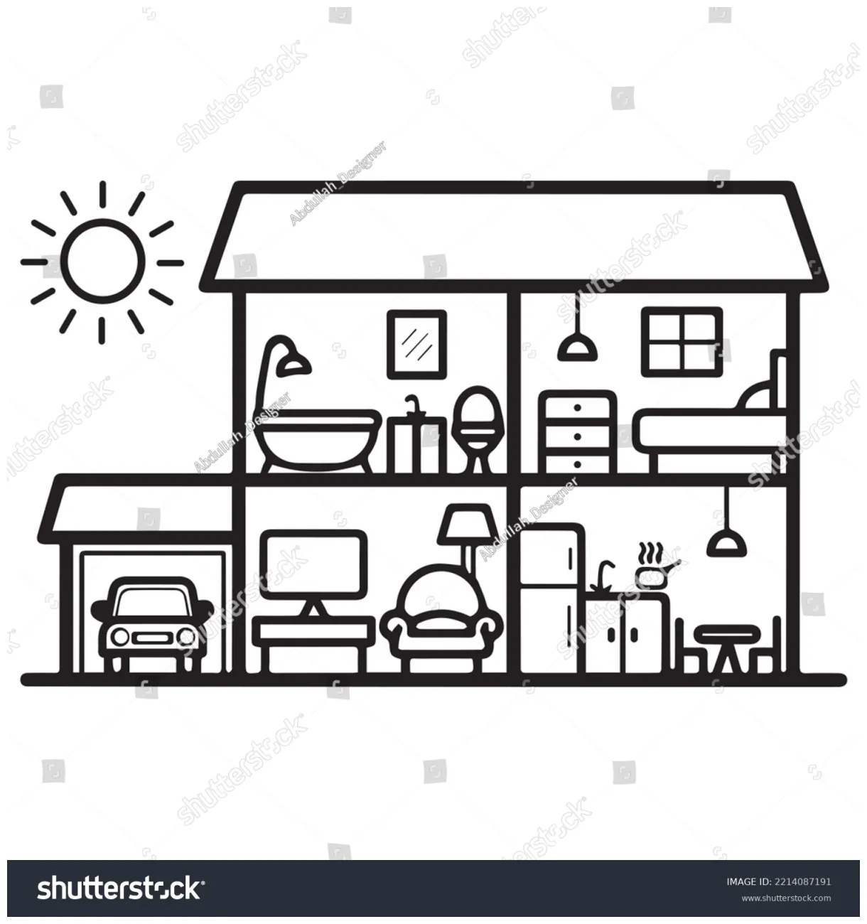 Kids vector stock vector