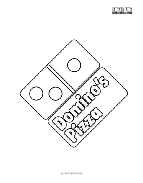 Domino’s Pizza Coloring Page - Super Fun Coloring