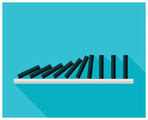 Dominoes falling clip art, vector s & illustrations printable coloring page