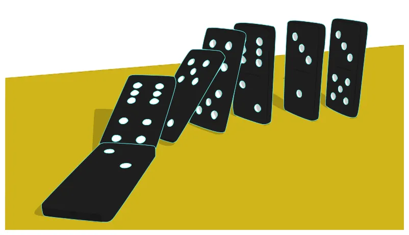 Falling Dominoes Clip Art Image - ClipSafari
