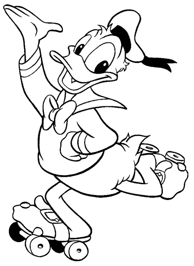 Donald duck Coloring Pages