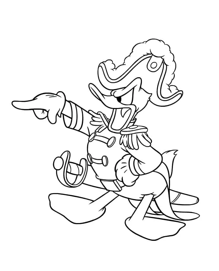 Donald Duck coloring pages - ColoringLib