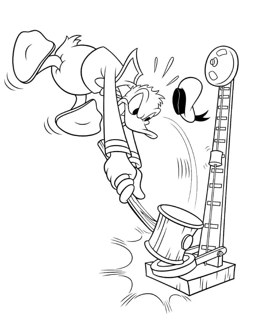 Print Donald Duck coloring page - Download, Print or Color Online for Free