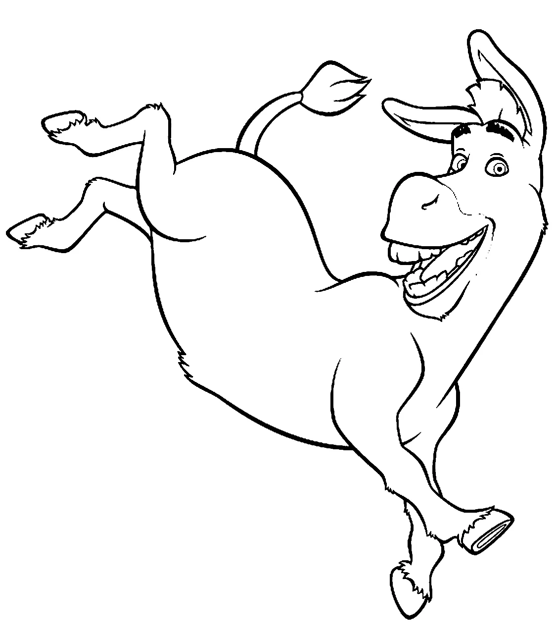 25+ Donkey Shrek Coloring Pages - DominikMabel