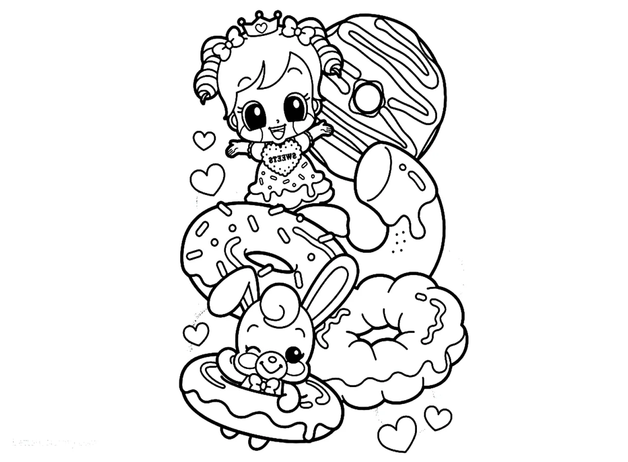 Cute coloring page free printable coloring pages