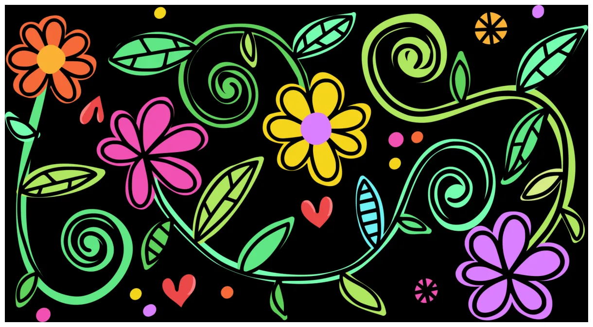 Doodle Flowers Free Stock Photo - Public Domain Pictures