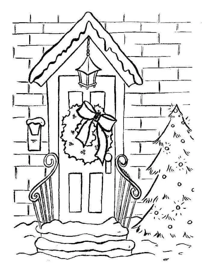 Door Coloring Page Printable Coloring Page For Kids - Coloring Nation
