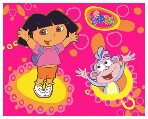 Dora printable coloring page