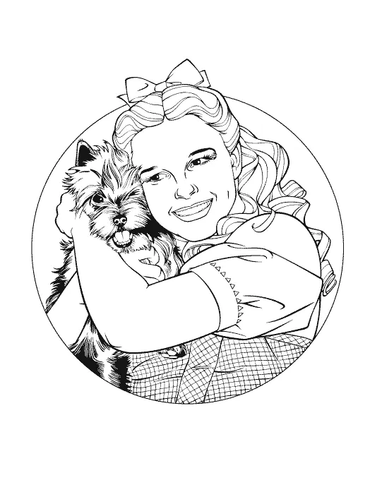 Kids-n-fun coloring page wizard of oz wizard of oz