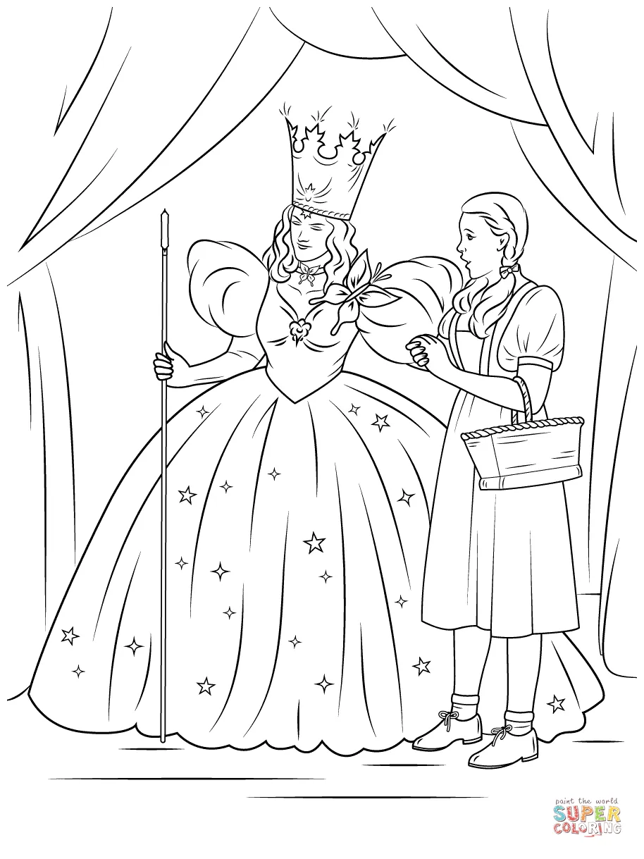 Dorothy face coloring sheets coloring pages