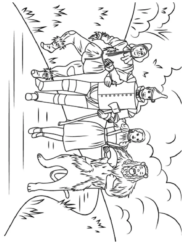Dorothy wizard of oz coloring pages at getcolorings free printable coloring page