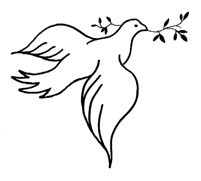 Animals town animals color sheet dove free