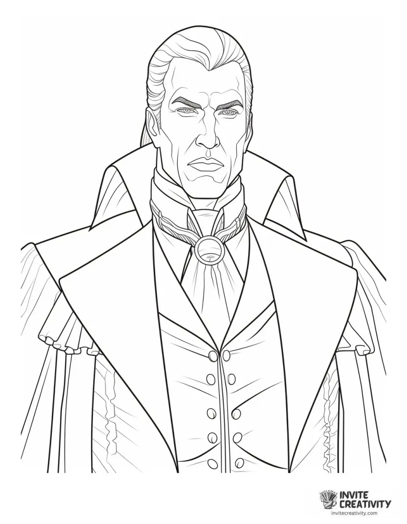 Vampire Coloring Pages (Free Printable PDFs) - Invite Creativity
