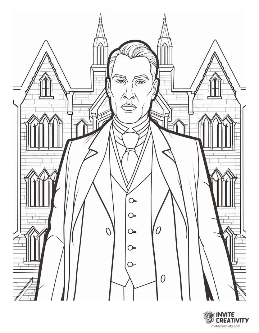 Vampire coloring pages free printable pdfs invite creativity