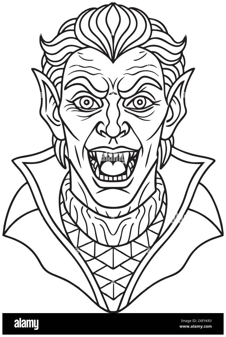 Dracula coloring pages
