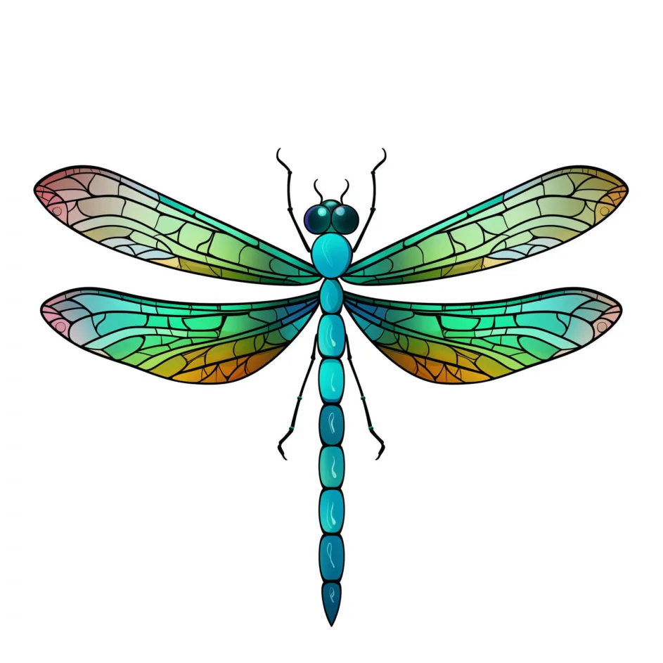 Coloring Page Dragonfly | Coloring Pages Mimi Panda