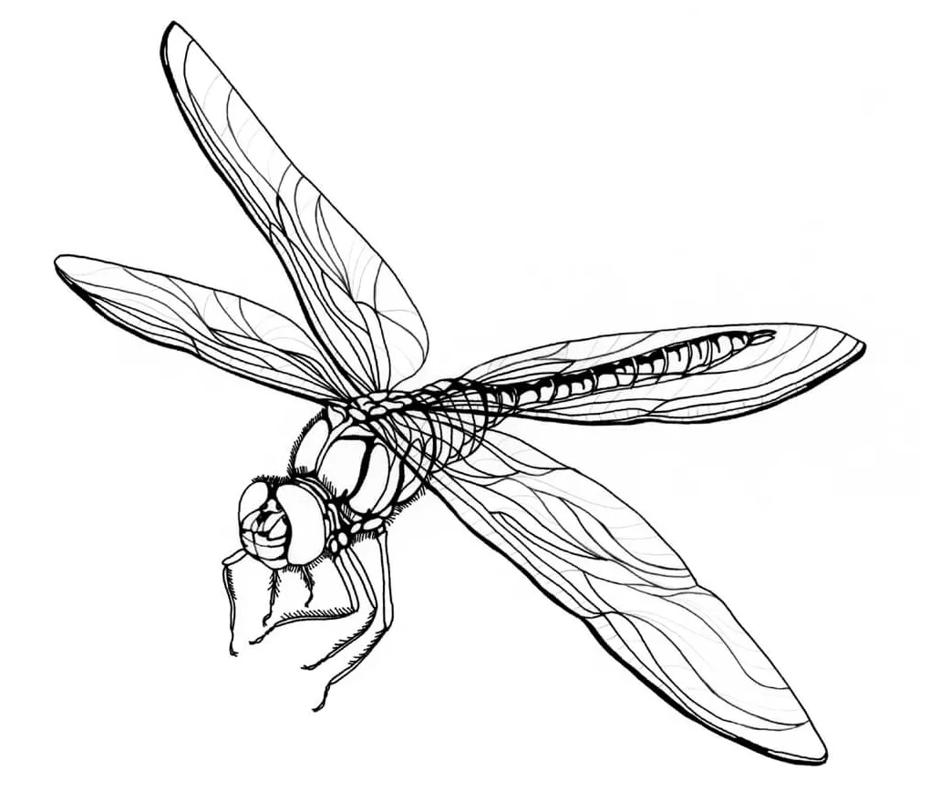 Dragonfly Coloring Pages – Printable Coloring Pages. FREE
