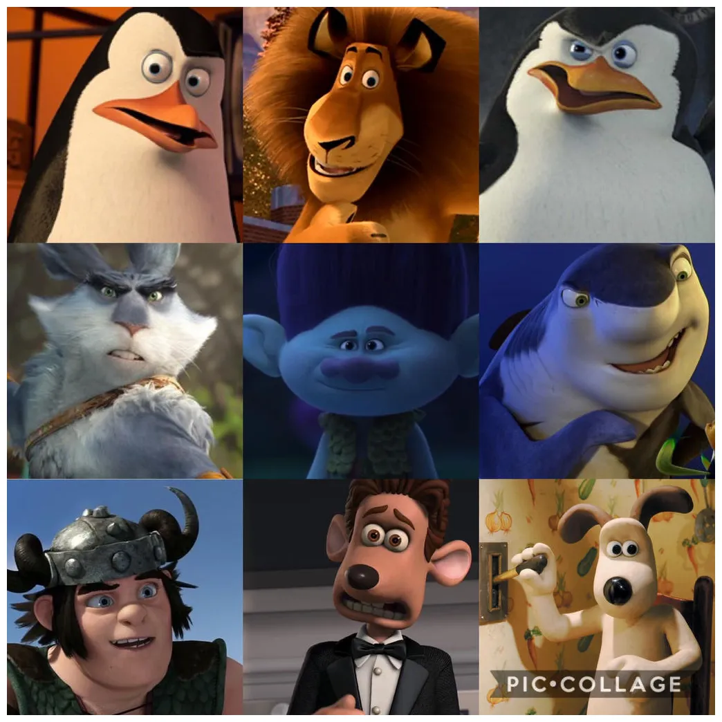 Favorite characters dreamworks animation by morganthefandomgirl on