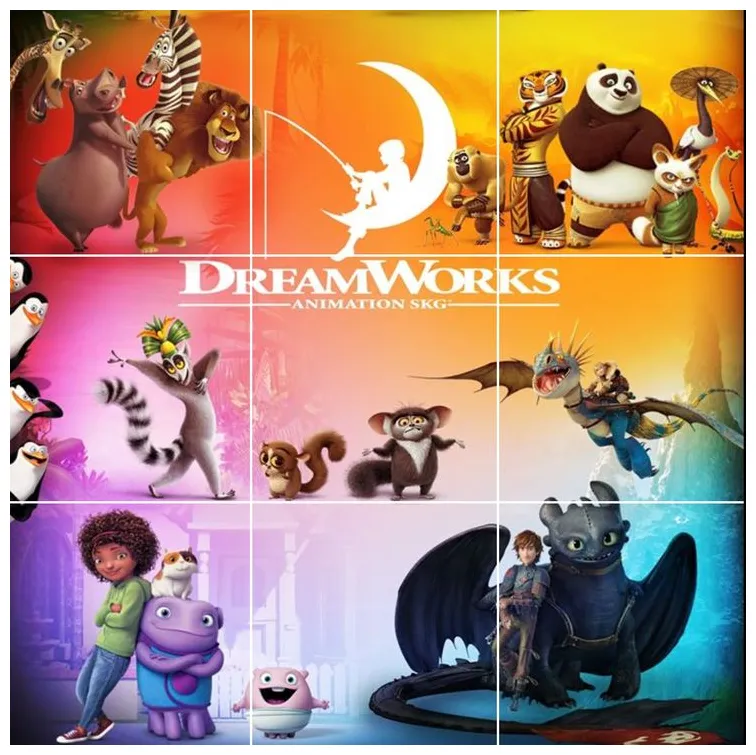 Dreamworks actividades musicales, dibujos de cartoon, cómo entrenar a