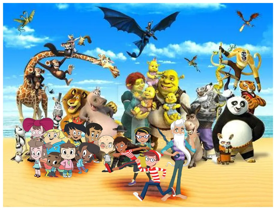 Dreamworks characters by dudiho on deviantart