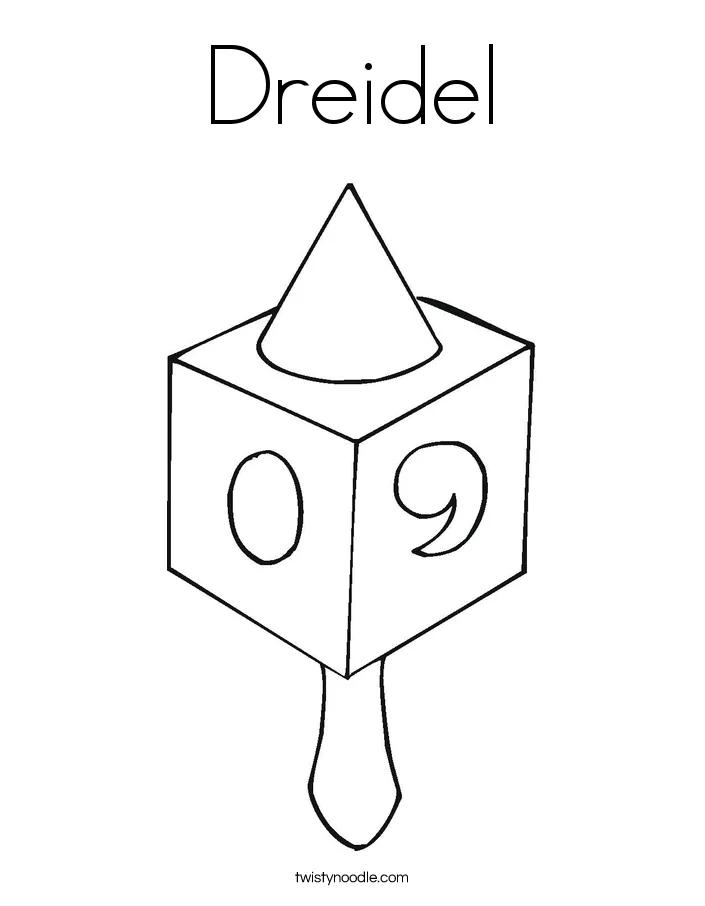 Twisty noodle printable coloring page