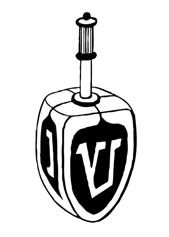 Coloring page dreidel free printable coloring pages img 11329
