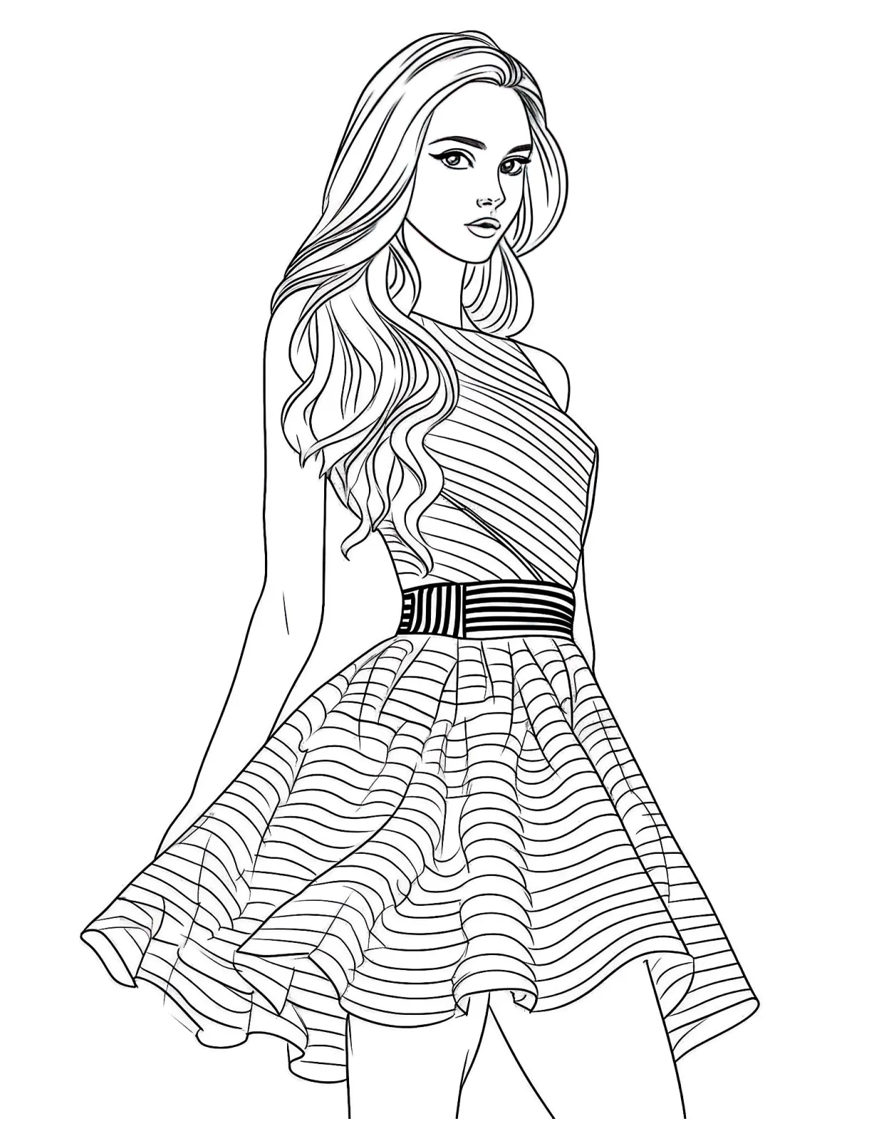 49 stunning dress coloring pages for kids and adults our mindful life