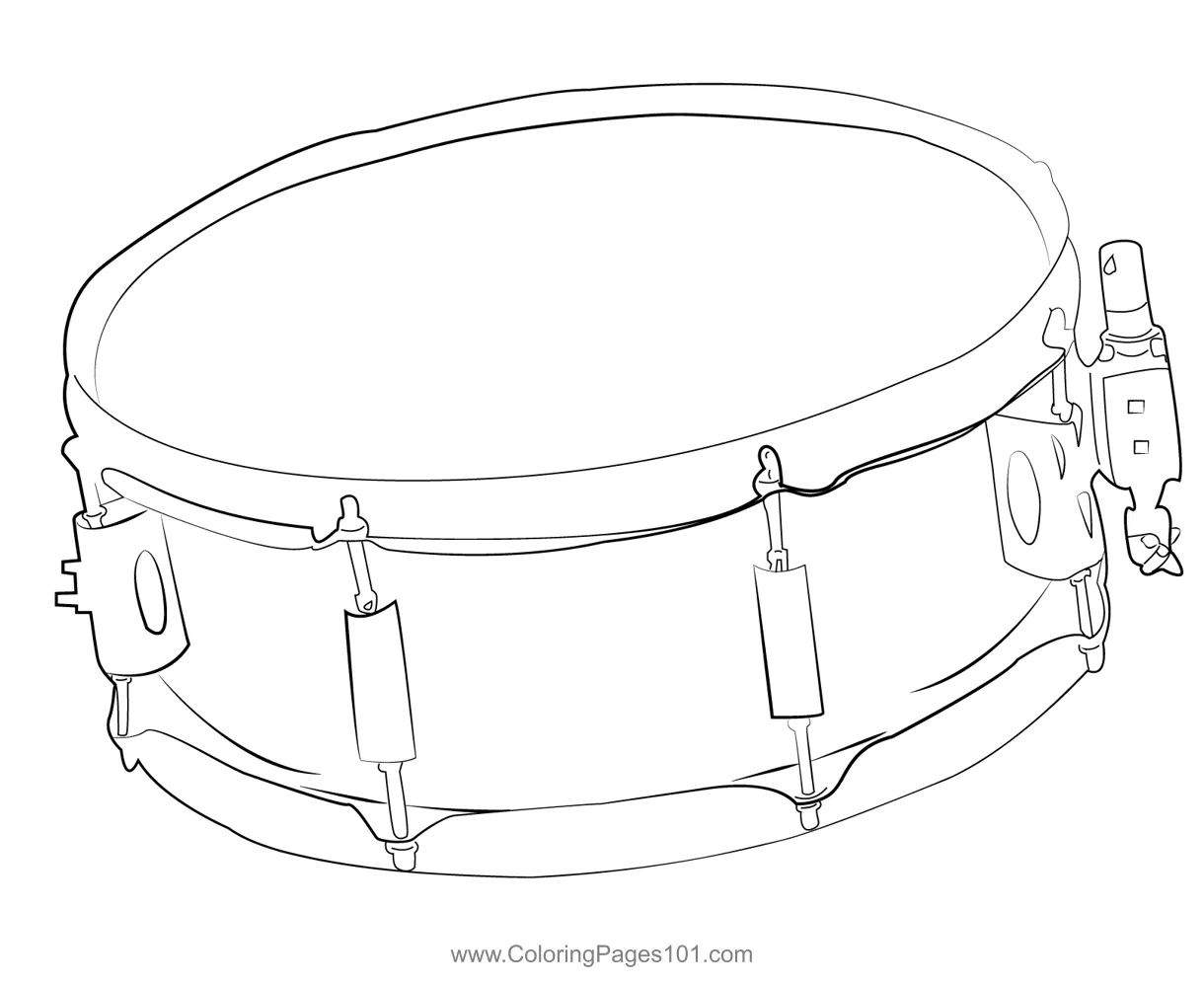 For kids free drum printable coloring pages online