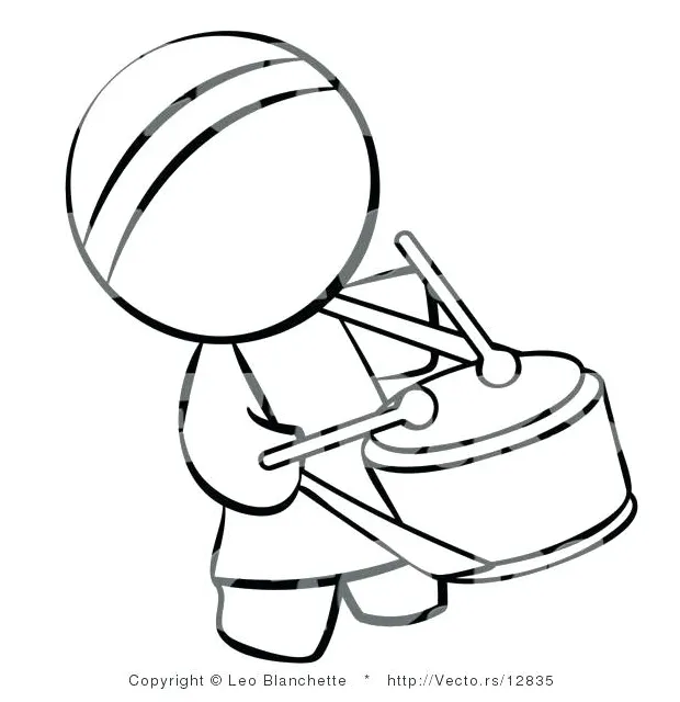 Drum set coloring page at getcolorings free printable colorings