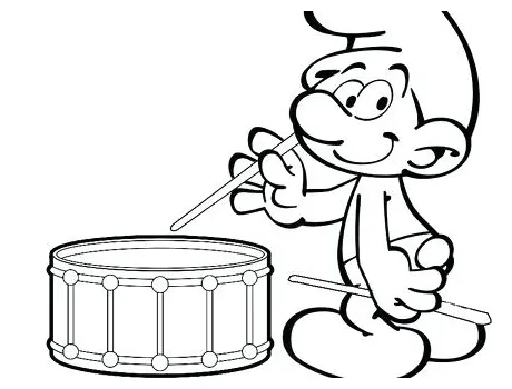 Drum set coloring page at getcolorings free printable colorings