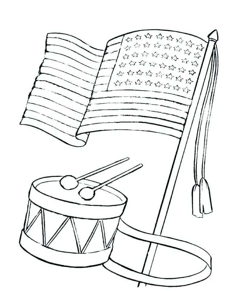 Drum set coloring page at getcolorings free printable colorings