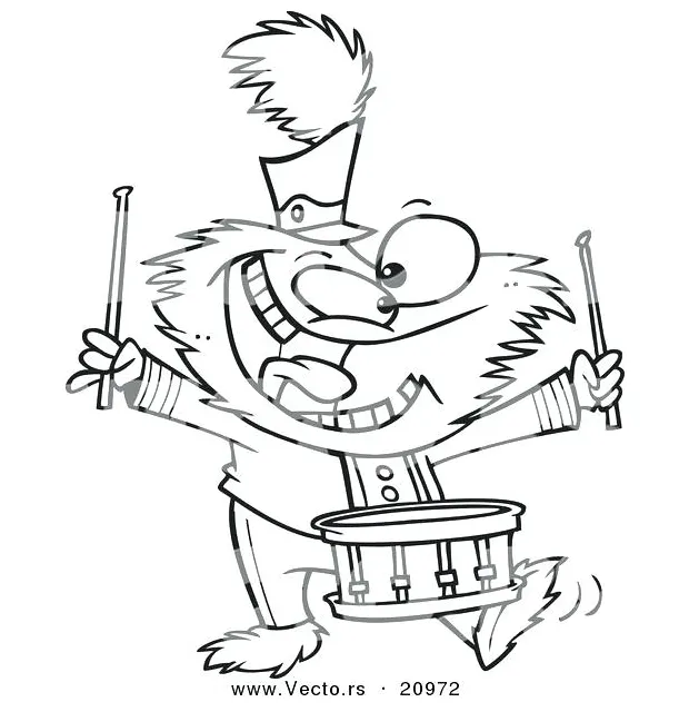 Drum set coloring page at getcolorings free printable colorings