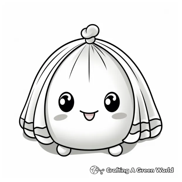 Dumpling Coloring Pages - Free & Printable!