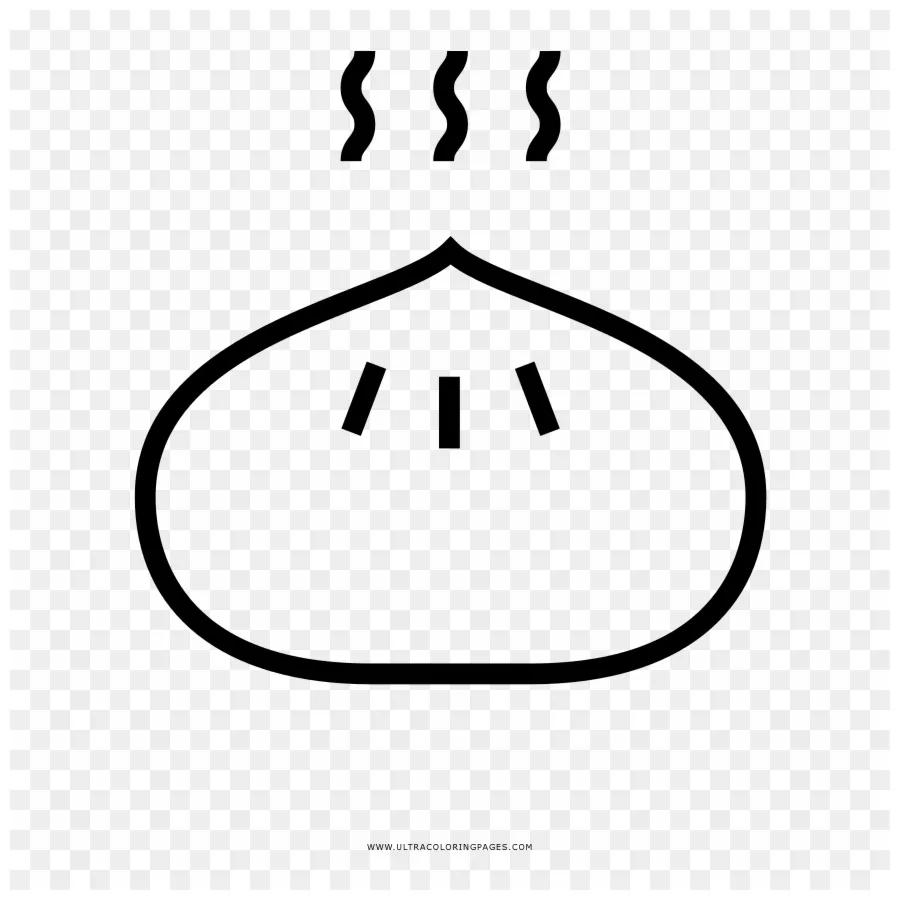 Dumpling Coloring Page Clipart (#2869737) - PinClipart