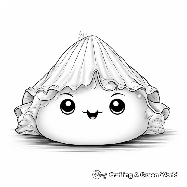 Dumpling Coloring Pages - Free & Printable!